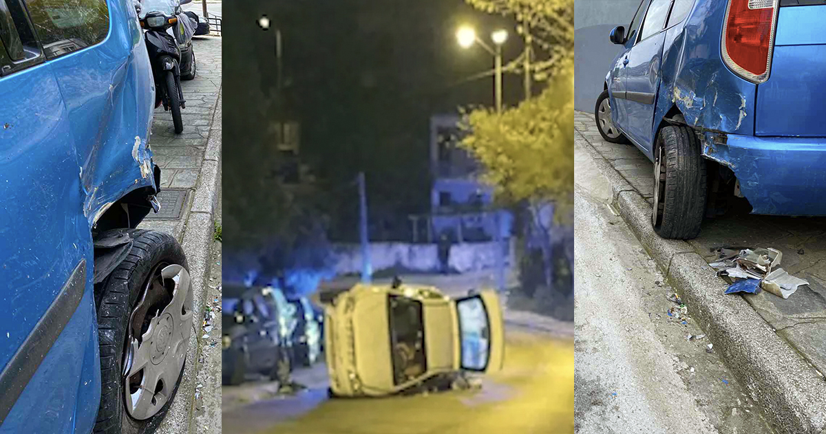  Καβάλα: Αυτοκίνητο ανετράπη στην οδό Ιοκάστης προκαλώντας υλικές ζημιές (φωτογραφίες)