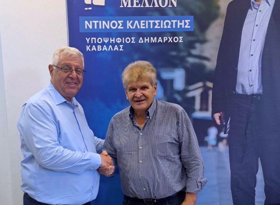  Ο Γιάννης Πασχαλίδης επισκέφθηκε το εκλογικό κέντρο του συνδυασμού ”Όραμα για το Μέλλον”