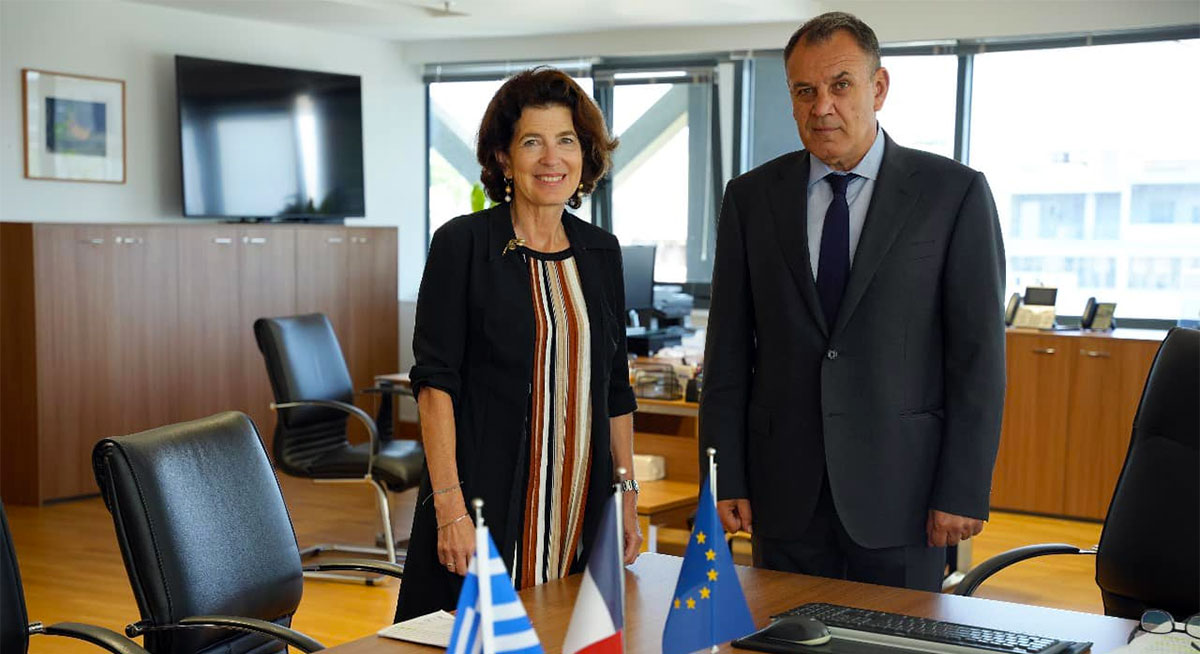  Συναντήσεις Νίκου Παναγιωτόπουλου με την πρέσβειρα της Γαλλίας στην Ελλάδα και τον Υπουργό Εξωτερικών της Αυστρίας